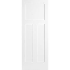 a white door on a white background