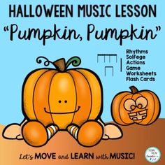 halloween music lesson pumpkin, pumpkin