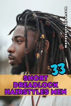 Short dreadlock hairstyles for men are trending! Explore the latest easy and unique loc styles for black men and white men. Perfect for medium to short hair, discover versatile dreadlock ideas that suit any look. Unique Loc Styles, Dreadlock Ideas, Dreadlock Hairstyles, Hairstyles For Men