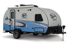 an rv is shown with the trailer attached to it