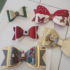 Interested In Any Message Me 5 Handmade Bows Character Hair Bows, Character Hair, Kids Hair Accessories, Handmade Bows, Message Me, Kids Accessories, Red Green, Hair Bows, Bag Accessories