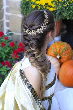 Greek Goddess Hairstyles, Greek Hair, Faux Braids, Halloween Hairstyles, Inner Witch, Goddess Braids Hairstyles, Goddess Hairstyles, Halloween Hair