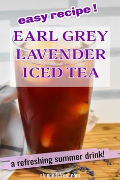 an easy recipe for the perfect lavender iced tea