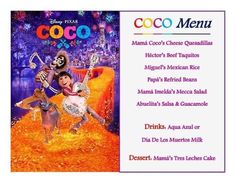 an advertisement for coco and the chocolate factory