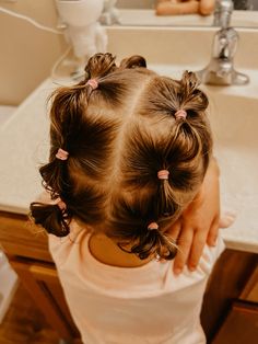 One Year Old Hairstyles Girl, One Year Old Girl Hairstyles, Lux Hair, Birthday Hairstyles