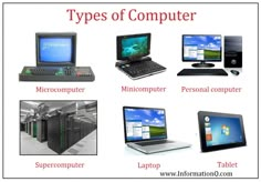 there are many different types of computers on this page