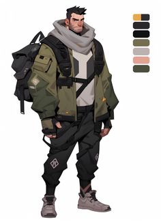 Character Design Astronaut, Cyberpunk Jacket Concept Art, Sci Fi Concept Art Character Design, Ceo Character Design, Sci Fi Hero, Cyberpunk Design Character Concept, Scifi Streetwear, Sci Fi Character Art Male, Sci Fi Clothing Concept Art