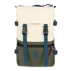 Topo Designs Rover Recycled Nylon Pack Classic | Orvis Topo Designs Rover Pack, Water Resistant Backpack, Surf Gear, Topo Designs, Beach Gear, Gear Bag, Bone White, Classic Backpack, Kids Sandals