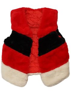 Colored panels makes this plush vest by Wenchoice the perfect outerwear for fall. Red/Black/White Plush Vest with a trendy design that is sure to steal smiles. Colorful and soft faux fur vest, easy to wear over her favorite tops, great choice for the cold months of the year. Sleeveless Faux Fur Vest For Fall, Winter Faux Fur Vest With Fur Trim, Winter Faux Fur Vest With Trim, Red Sleeveless Winter Vest, Red Sleeveless Vest Outerwear, Sleeveless Faux Fur Outerwear, White Panel, Girls Red, Months Of The Year