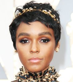 Thinning Hair Women, Hair Women Over 50, Fine Thinning Hair, Hairstyles For Thinning Hair, Choppy Pixie, Curly Pixie Hairstyles, Women Celebrities, Janelle Monae, Red Carpet Beauty