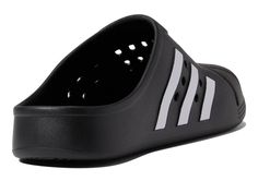 The adidas Adilette Clog - comfortable enough for the gym, cool enough for Instagram. Featuring a soft EVA footbed and sport-inspired design, these iconic slides are perfect for both working out and showing off your casual style in photos. Sporty Synthetic Slip-on Clogs, Adidas Slip-resistant Slip-on Slides, Casual Slip-resistant Slides For Training, Adidas Sporty Slides For Training, Black Adidas Slides With Logo, Black Adidas Logo Slides, Adidas Synthetic Slides For Training, Adidas Synthetic Slides With Rubber Sole, Adidas Slides With Rubber Sole