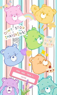 a bunch of teddy bears are hanging on a line with a sign that says, don't stop taminating