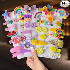 14 Pcs Multi Unicorn Ice Cream Hair Clips Set Baby Hairpin / HAIRPINS / CLIPS / HAIR ACCESORIES TO PURCHASE - https://amzn.to/3nYGfho TEHSE ARE HAIR PINS OR WE CAN SAY HAIR BARRTTES FOR WOMEN , LADIES , GIRLS , TODDLERS . THSES HAIR PINS LOOK SO CUTE AND BEAUTIFUL TO GIVE THAT BABY VIBES . THESE ARE AVAILABLE ON THE SHOP. I HAVE GIVEN THE PURCHASE LINK YOU CAN GO AND PURCHASE THESE . IF YOU LIKE SUCH CONETNE THEN DO FOLLOW MY PAGE FOR MORE SUCH LATEST AND AMAZING CONTENT IDAES . Indian Hair Accessories, Toddler Girl Accessories, Unicorn Ice Cream, Rainbow Ice Cream, Kids Hair Clips, Cartoon Hair, Toddler Hairstyles Girl, Rainbow Candy