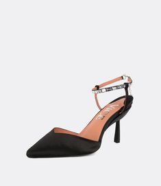 Heels that Fold to Flats - The Silk Crystal Publicist Pump Crystal Pumps, Everyday Shoes, Designer Heels, Walk On, Shoe Style, Shoes Flats, Ankle Strap, High Heels, Pumps