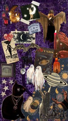 a collage of halloween images and pictures