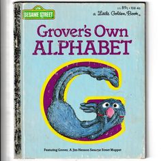 a children's book with the letter g on it and an image of a blue animal