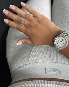 French Tip Acrylic Nails, Soft Life, Luxury Lifestyle Dreams, Dope Jewelry, 2023 Vision Board, 2023 Vision, Teenage Fashion Outfits, Mani Pedi, Jewelry Inspo