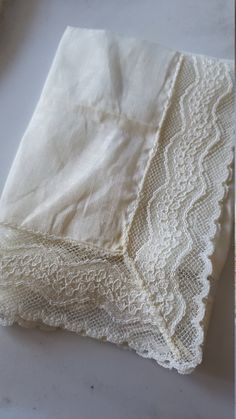 Dainty vintage lace handkerchief with the prettiest of lace trim. Would be a beautiful gift for the bride to be! White Victorian Handkerchiefs With Lace Trim, Victorian White Handkerchiefs With Lace Trim, White Victorian Handkerchief With Lace Trim, Lace Handkerchiefs With Lace Trim For Wedding, Elegant Lace Handkerchiefs With Lace Trim, Lace Wedding Handkerchiefs With Lace Trim, Cream Lace Trim Handkerchiefs For Wedding, Cream Handkerchiefs With Lace Trim For Weddings, Vintage White Handkerchiefs With Lace Trim