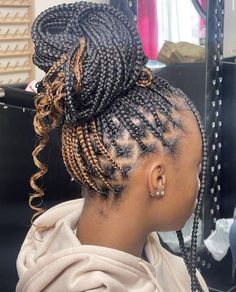 Peekaboo Braids, Braided Hairstyles For Black Women Cornrows, Peekaboo Hair, Big Box Braids Hairstyles, Box Braids Hairstyles For Black Women, Cute Braided Hairstyles, Braids Hairstyles Pictures, Cute Box Braids Hairstyles, Quick Braided Hairstyles