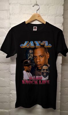 Vintage Rap Tees, Rapper Shirts, 90s Tshirt, Rap Tee, Graphic Tees Vintage, 7th Grade, Jay Z, Trending Tshirts, One By One