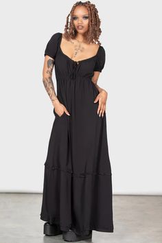 Heath Maxi Dress | Killstar Dresses 60s, Dresses 70s, 60s Clothing, 40s Outfits, 30s Dresses, Dresses 50s, 20s Dresses, 50s Outfits, 70s Clothing