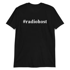 Celebrate your role in radio with this #radiohost shirt, perfect for radio DJs and anyone passionate about radio broadcasting! Whether you're looking for a classic tee or a trendy graphic shirt, Prevnt Products has you covered. Our t-shirts are made with high-quality materials and designed for a flattering fit, so you can look and feel your best every day. Shop our selection today and find your new go-to shirt for any occasion. * Black and Navy color shirts are 100% preshrunk ring-spun cotton. * Dark Heather color shirts are 65% polyester and 35% cotton. * Shoulder-to-shoulder taping. * Quarter-turned to avoid crease down the center. * Shirts may be made with heat press and HTV or DTG (Direct to Garment) printers. Feel free to reach out for clarification. * This product is made on demand. Radio Broadcasting, Dj Gifts, Dark Heather Color, Radio Host, Graphic Shirt, Direct To Garment Printer, Navy Color, Tucson, Heat Press