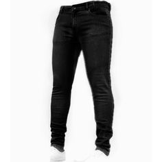 Wiaofellas Men Pants Fashion Men Casual Pants Stretch Jeans Skinny Work Trousers Male Vintage Wash Plus Size Jean Slim Fit for Men Clothing Fashion Men Casual, Jeans Destroyed, Black Jeans Men, Look Retro, Trendy Jeans, Jean Vintage, Biker Jeans, Work Trousers, Mens Pants Fashion