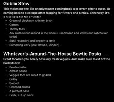 an image of what's around the house bowlie pasta