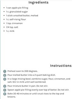 the instructions for making an ice cream bar with ingredients and directions to make it tasteful