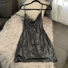 Perfect For A Night Out Black Silver, Night Out, Colorful Dresses, Super Cute, Mini Dress, Womens Dresses, Brand New, Silver, Women Shopping