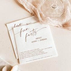 These lovely Paper Napkins feature a clean black and white minimalist design and is a perfect way to accent your event's cocktail, food or dessert table at your wedding rehearsal dinner! Easily customize the fun facts about the happy couple! Personalize the text colors and wording to perfectly match your event theme. Fun Facts Wedding Napkins, Fun Facts Wedding, Wedding Fun Facts, Rehearsal Dinner Napkins, Rehearsal Dinner Decor, Cocktail Food, Custom Wedding Napkins, Wedding Cocktail Napkins, Wedding Napkins Personalized