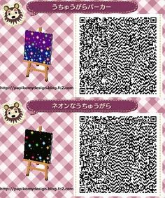 an animal crossing qr code is shown in this screenshot