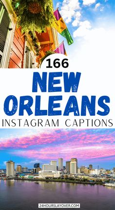 the new orleans instagramm caption is shown