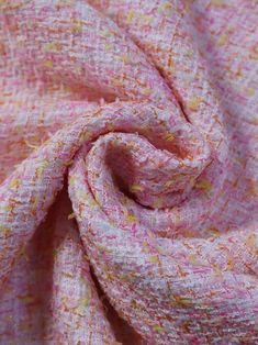 This candy pink tweed boucle fabric has a lovely check design made with shimmering yarns and ribbons in vivid colors. Width: 145cm = 57inches Composition: 45% wool, 40% polyester, 15% specialty yarn ❤ The listing is for selling per yard, for more quantity, we will send you an uncut piece. Such as, quantity 2= 1 piece of 2 yards, quantity 5 = 1 piece of 5 yards. etc. If purchase more, please feel free to contact us for a wholesale price❤ Please convo us if you have any questions. Enjoy shopping : Pink Tweed Dress For Winter, Winter Pink Tweed Dress, Spring Pink Wool Tweed Jacket, Pink Single-breasted Tweed Jacket For Fall, Chic Pink Tweed Outerwear, Elegant Pink Tweed Outerwear, Pink Single-breasted Tweed Jacket, Pink Tweed, Cheque Design