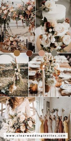 Fall is the perfect season to get knot tied and new life together started.When you think of the color of an autumn wedding, the first thing that comes to mind is probably a melancholy red and a rustic orange. So using the nature fall colors is the best advice for your big day as I can imagine.