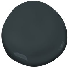 a dark gray color is shown in this image, it appears to be an oval shape