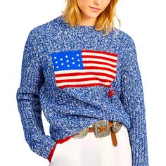 Polo Ralph Lauren Usa Flag Patriotic Nautical Speckled Heavy Sweater New!!! Can Be Worn By Woman Or Man Unisex. Size Medium. Nwt. Measurements: Approx Across Shoulders: 20” Armpit To Armpit: 21.5” Sleeve Length: 28” Meant To Fold Cuff. Sweater Length: 26” ***New Without Tagsnever Worn*** ***Says Xs But Runs More Like A M See Measurements. ***From A Smoke Free Home. ***Please See All Pictures. Ralph Lauren Sweater Women, Heavy Knit Sweater, Polo Ralph Lauren Sweater, Heavy Sweaters, Polo Ralph Lauren Women, Ralph Lauren Women, Ralph Lauren Sweaters, Ralph Lauren Sweater, Wool Blend Sweater