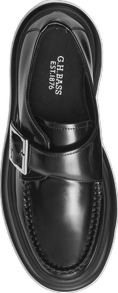 Platform Shoe, Platform Loafers, Monk Strap, G H, Lug Sole, Smooth Leather, Derby, Bass, Nordstrom