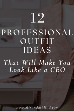 Dressing for success is not just a cliché. It really can impact how you are perceived in the professional world. Here are 12 professional outfit ideas that will instantly elevate your appearance and make you look like a boss. #workoutfitswomen #officeoutfitswomen #classyoutfits #officewear #cuteoutfits #businesscasualoutfits #corporatebaddie #stylishoutfits #workoutfits #officebaddieoutfits #trendyofficeoutfits #affiliate Baddie Office Outfits, Corporate Fashion Office Chic, Baddie Office, Corporate Outfits For Women, Executive Outfit, Business Formal Outfit, Office Wear Women Work Outfits, Professional Dress For Women, Girl Boss Outfit