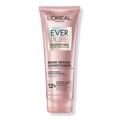 EverPure Sulfate-Free Bond Strengthening Conditioner - L'Oréal | Ulta Beauty Weak Hair, Sodium Citrate, Acetic Acid, Sulfate Free, Hair Strengthening, Citric Acid, L Oreal, Wet Hair, Ulta Beauty