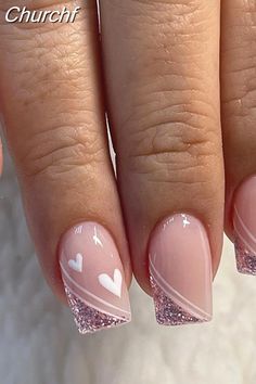 Unghie Sfumate, Fancy Nails Designs, Colorful Nails, Pretty Nail Art Designs, White Nail, Short Acrylic Nails Designs, Fancy Nails, Chic Nails, Short Acrylic Nails