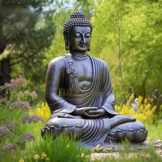 Outdoor Garden Meditation Bronze Buddha Statue