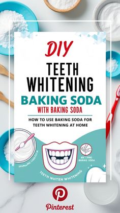 DIY Teeth Whitening With Baking Soda: How to Use Baking Soda for Teeth Whitening at Home Baking Soda For Teeth, Diy Teeth Whitening, Diy Teeth, Teeth Whitening At Home, Baking Soda Teeth Whitening, Teeth Whitening Diy, Your Smile, Teeth Whitening, Being Used