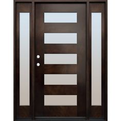 an image of a modern door with glass panels