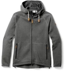 Slip into coziness with the Fjallraven women's Ovik fleece hoodie  featuring soft  toasty fleece fashioned from recycled materials. Midweight Hooded Jacket With Adjustable Hood For Fall, Fall Midweight Hooded Jacket With Adjustable Hood, Functional Fleece Jacket With Drawstring Hood For Fall, Casual Midweight Hooded Fleece Jacket, Fall Midweight Hooded Jacket With Drawstring, Functional Fall Fleece Jacket With Drawstring Hood, Functional Fleece-lined Hoodie For Fall, Midweight Hoodie For Hiking In Fall, Fall Hiking Hoodie With Fleece Lining