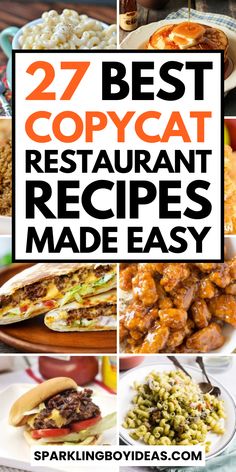 Indulge in our copycat recipes! Explore a world of homemade restaurant recipes, from easy Chipotle recipes, Taco Bell recipes, and Olive Garden recipes to other restaurant-style recipes. Our collection includes healthy restaurant recipe makeovers, perfect for family dinners. Discover vegetarian and gluten-free copycat restaurant meals that taste just like the originals. Dive into our DIY restaurant meals and recreate the magic of popular restaurant recipes at home! So try these cheap easy meals. Restaurant Recipes Famous, Restaurant Copycat Recipes, Copycat Recipes Olive Garden, Restaurant Style Recipes, Olive Garden Recipes, Restaurant Copycat, Healthy Restaurant, Favorite Recipes Dinner