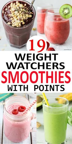 the top ten weight watchers smoothies with points