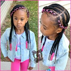 Children’s Braided Hairstyles, Box Braids Hairstyles For Black Kids, Crochet For Kids Hairstyles, Black Kid Hairstyles Braids, Protective Hairstyles Braids For Kids, Braid Styles For Black Girls Kids, Girls Braided Hairstyles Kids Black, Crochet Styles For Kids, Feed In Braids For Kids