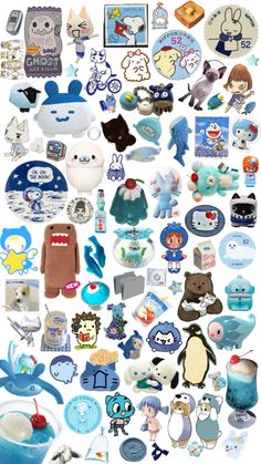 an image of many different types of stickers