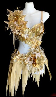 Golden Forest Fairy Goddess Costume Handcrafted All-gold - Etsy Extra Halloween Costumes, Resin Corset, Fairy Costume Women, Fairy Goddess, Golden Forest, Fairy Tale Costumes, Glittery Dress, Womens Costumes, Gold Costume